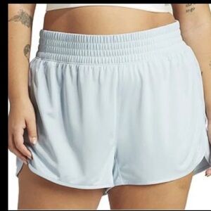 Adidas women’s high rise 3 inches inseam pacer training shorts plus size 2X NEW